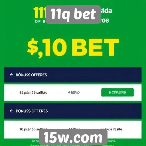 Ofertas de bônus no 11q bet para novos usuários
